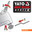 Yato YT-34685 Λάμες Πολυεργαλείου 3 τεμάχια | dagiopoulos.gr