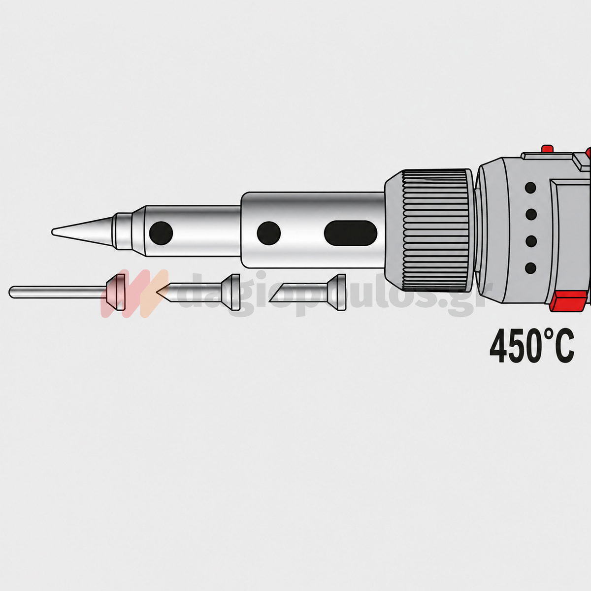 Yato YT-36706 Επαγγελματικό Κολλητήρι Βουτανίου 3 Σε 1 30ml