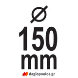 Yato YT-372223 Βεντούζα Τζαμιών Μονή Αλουμινίου 150mm 32kgr