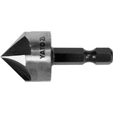 Yato YT-44726 Επαγγελματικές Φρέζες Μετάλλων Εξάγωνες HEX 1/4" 20.5mm