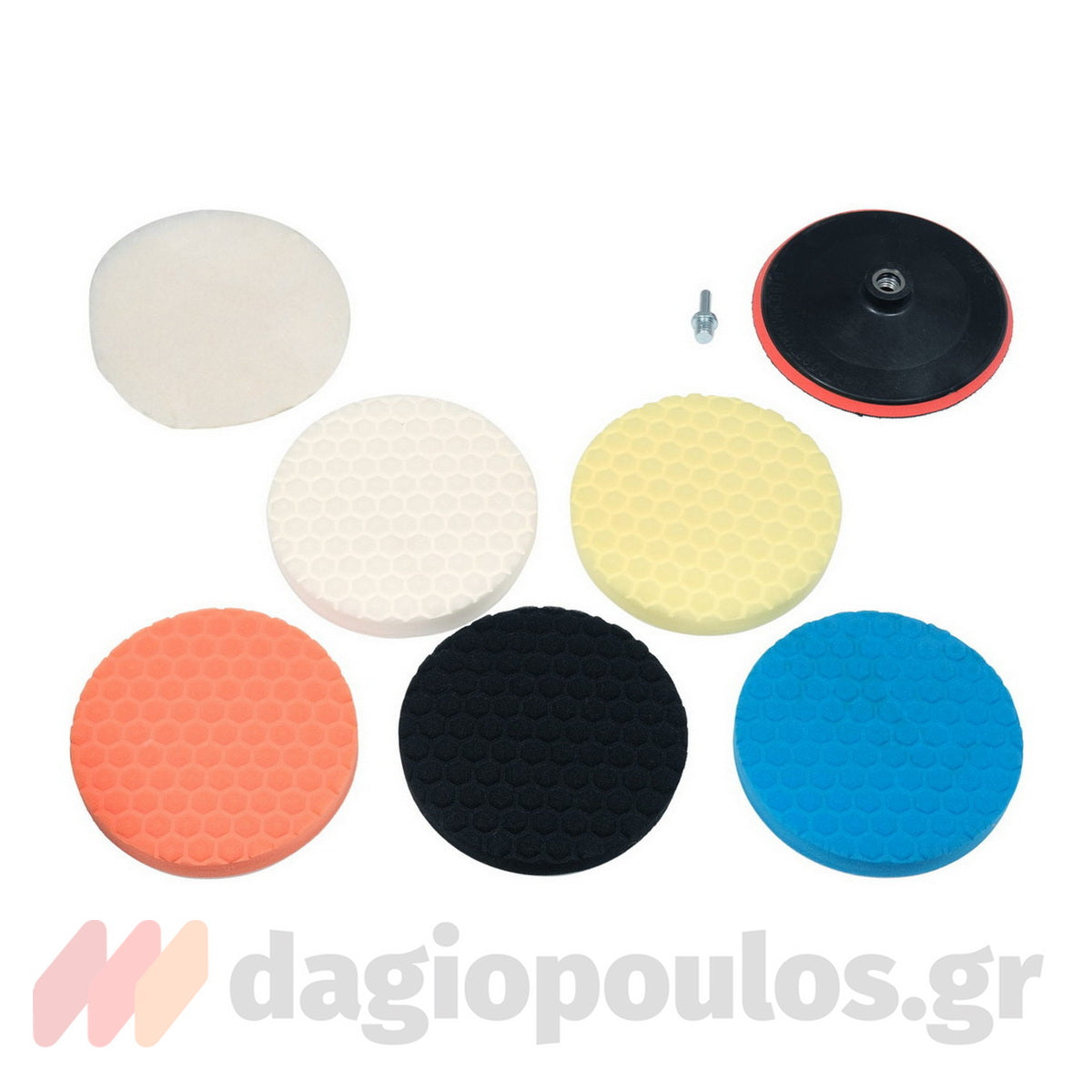 Yato YT-47933 Εξαρτήματα Γυαλίσματος Αλοιφαδόρου 180mm Σετ 8 Τεμ