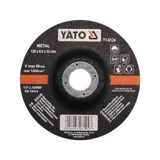 Yato YT-6124 Δίσκος Κοπής 125mm | dagiopoulos.gr