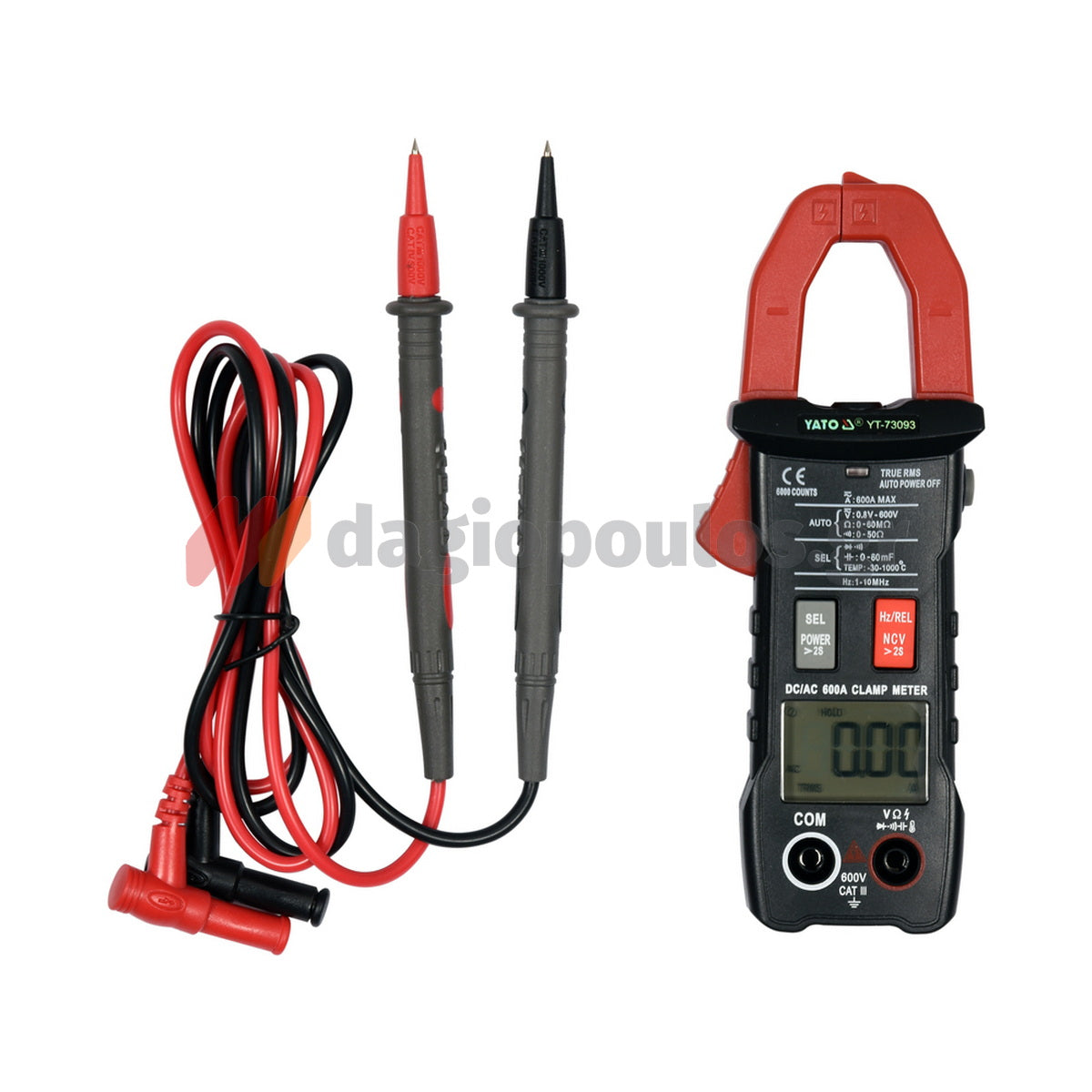 Yato YT-73093 Αμπεροτσιμπίδα AC/DC 600A