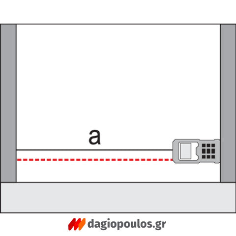 Yato YT-73127 Επαγγελματικός Μετρητής Αποστάσεων Laser 4.5V 60mtr