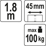 Yato YT-74225 Ελαστικός Ιμάντας Ασφαλείας 45mm