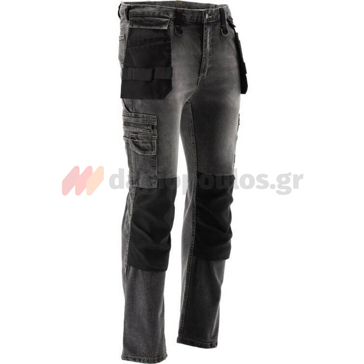 Yato Stretch Jeans Παντελόνι Εργασίας Τζιν Γκρι