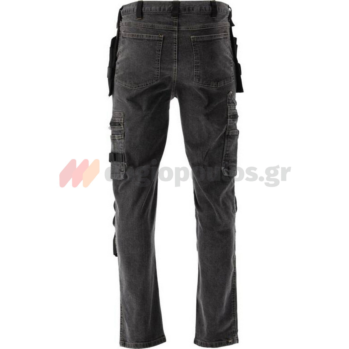 Yato Stretch Jeans Παντελόνι Εργασίας Τζιν Γκρι