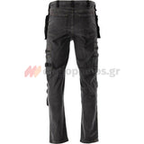 Yato Stretch Jeans Παντελόνι Εργασίας Τζιν Γκρι
