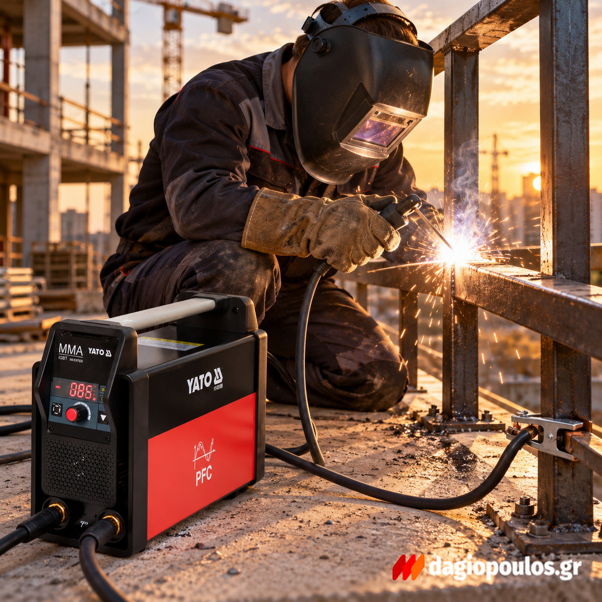 Yato YT-81358 Ηλεκτροσυγκόλληση Inverter PULSE MMA/LIFT TIG 200A