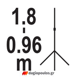 Yato YT-81811 Προβολέας LED Διπλός Επαναφορτιζόμενος Με Τρίποδο 5000 Lumens