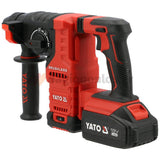 Yato YT-827724 SDS Plus Brushless Πνευματικό Πιστολέτο Μπαταρίας 18V Li-Ion 2.8J Με 2 Μπαταρίες 4.0Ah