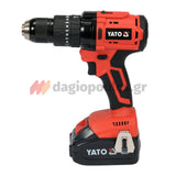 Yato YT-82790 Brushless Κρουστικό Δραπανοκατσάβιδο Μπαταρίας 18V Li-Ion Με Μπαταρία 3.0Ah & Βαλίτσα