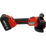 Yato YT-828252 Brushless Γωνιακός Τροχός Μπαταρίας 18V Li-Ion 125mm Με 2 Μπαταρίες 4.0Ah