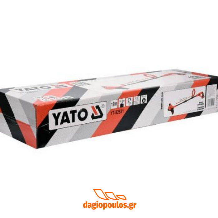 Yato YT-82831 Χλοοκοπτικό Μπαταρίας Τηλεσκοπικό Ρυθμιζόμενο 18V SOLO | dagiopoulos.gr