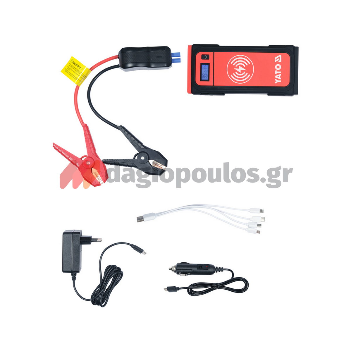 Yato YT-83085 Εκκινητής (Starter) - Power Bank Αυτοκινήτων 16000mAh