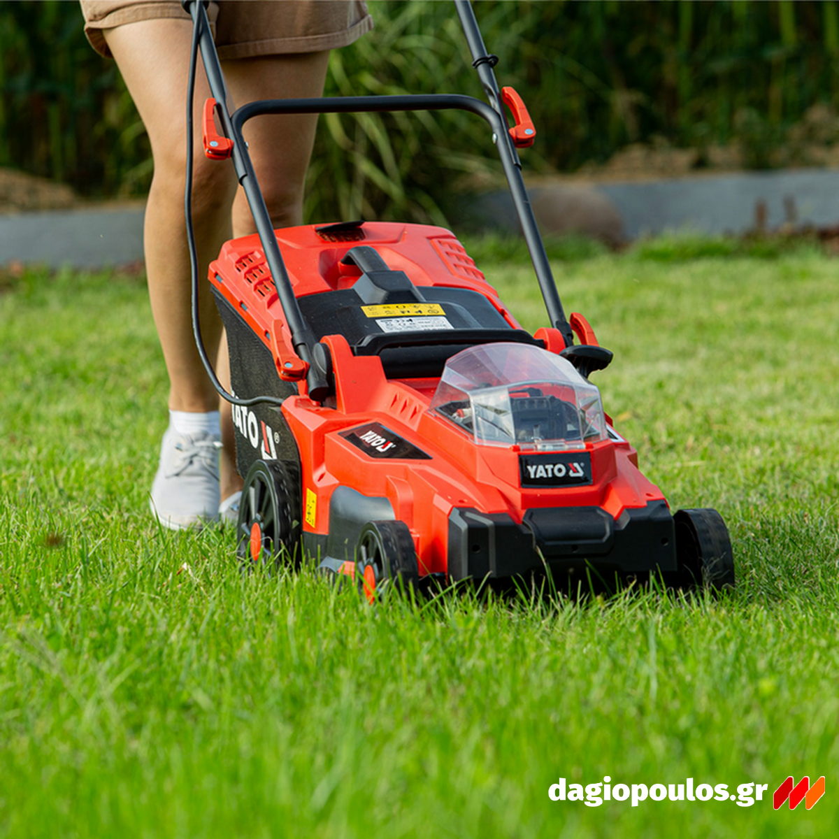 Yato YT-85225 Brushless Μηχανή Γκαζόν Μπαταρίας 36V (2x18V) Li-ion 43cm 50Ltr SOLO