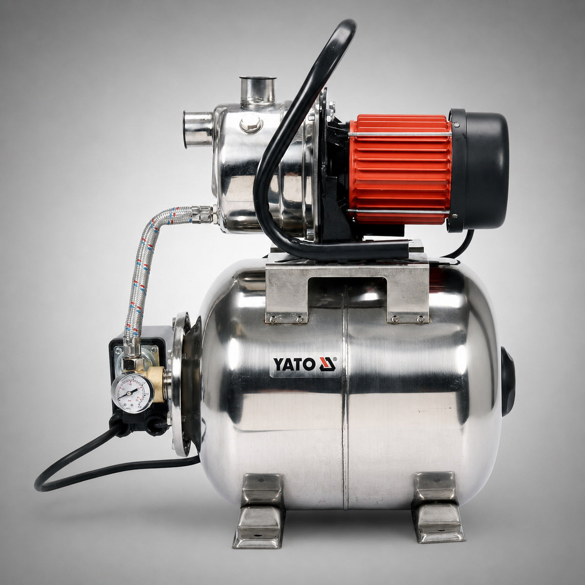 Yato YT-85370 Πιεστικό Συγκρότημα 1200W Ανοξείδωτο (Inox)