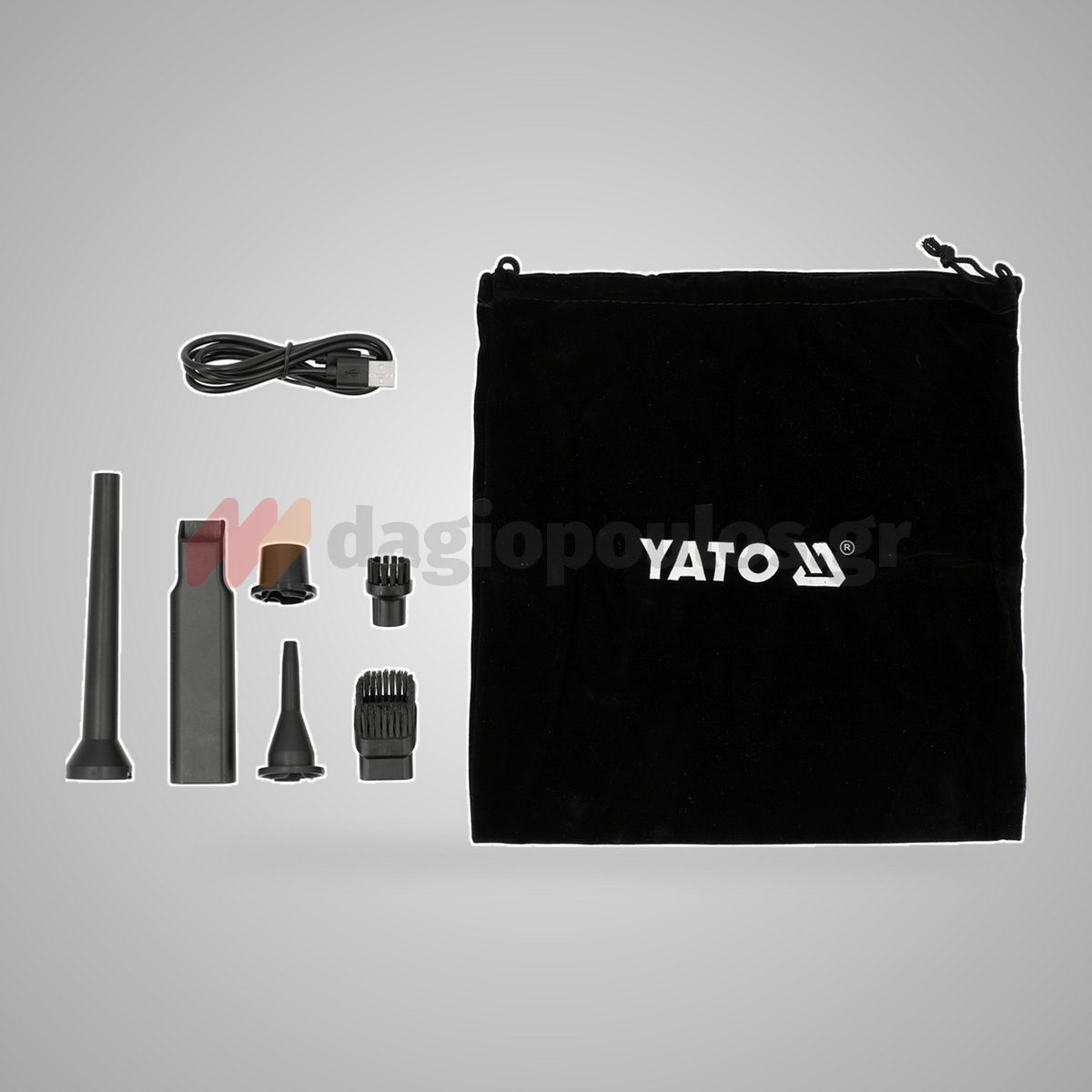 Yato YT-85687 Brushless Μini Σκουπάκι-Φυσητήρας Μπαταρίας Επαναφορτιζόμενο 2 Σε 1 70W