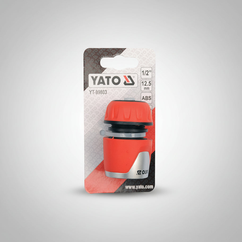 Yato YT-99803 Ταχυσύνδεσμος Λάστιχου - Εξαρτημάτων - Βρύσης Με AQUASTOP 1/2"-5/8"