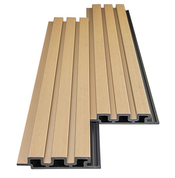 3D WPC 5550 Light Oak Συνθετικό Panel 2ης Γενιάς Με Πηχάκια 25x147.5x2900mm