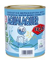 Erlac Aqualaquer Άοσμο Οικολογικό Βερνικόχρωμα Ρεπολίνη Νερού Για Μέταλλα & Ξύλα Λευκή ΓΥΑΛΙΣΤΕΡΟ