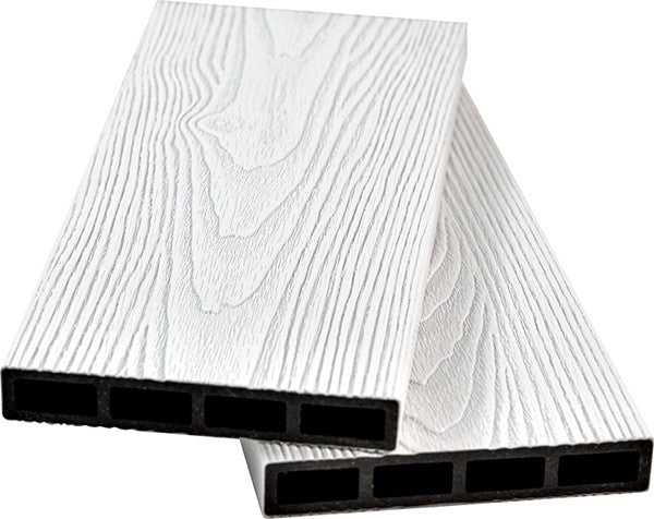 WPC Περίφραξης Premium White 25130 20mm x 120mm x 3600mm