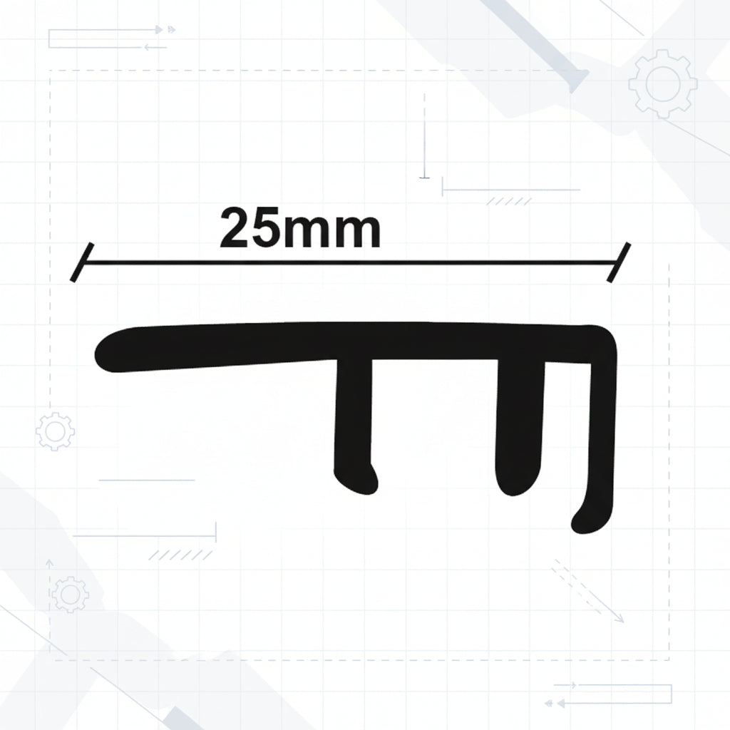Προφίλ Παρκέ - Laminate Στοπ 25mm x 2750mm Χρυσό