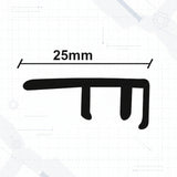 Προφίλ Παρκέ - Laminate Στοπ 25mm x 2750mm Χρυσό