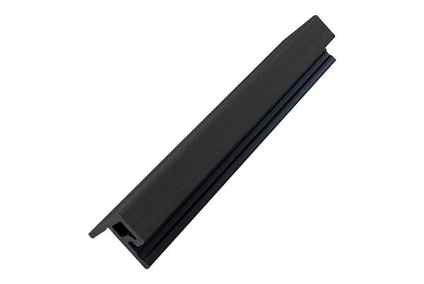 Γωνία ΈναρξηςΤελειώματος 3D Wall Panel 2ης Γενιάς 49.5x49.5x2900mm ΜΑΥΡΟ ΓΙΑ Panel 5570