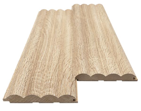 3D Wall Panel MDF Wave ST 801050 Sonoma Oak Με Πηχάκια 2750mm x 119mm x 16mm
