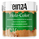 einzA Holz-Color Wetterschutz Χρώμα Εμποτισμού Προστασίας Ξύλινων Επιφανειών Άοσμο Νερού ΛΕΥΚΟ