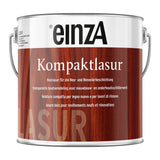 einzA Kompaktlasur Βερνίκι Εμποτισμού Προστασίας Ξύλου Διαλύτου ΚΑΡΥΔΙΑ ΣΚΟΥΡΑ (NUSSBAUM)