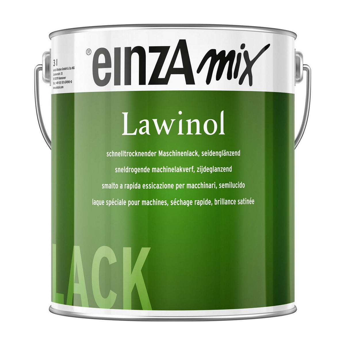 einzA Lawinol Seidenglänzend Ντουκόχρωμα Μετάλλων Υψηλών Αντοχών Σατινέ ΔΙΑΦΟΡΕΣ ΑΠΟΧΡΩΣΕΙΣ