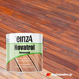 einzA Novatrol Terrassenöl Λάδι Συντήρησης & Προστασίας Decks & Δαπέδων Κήπου Νερού Ματ BANKIRAI (TEAK)