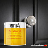 einzA Samtacryl Seidenglanzlack Ρεπολίνη Νερού Πολυουρεθάνης Οικολογική Σατινέ ΔΙΑΦΟΡΕΣ ΑΠΟΧΡΩΣΕΙΣ