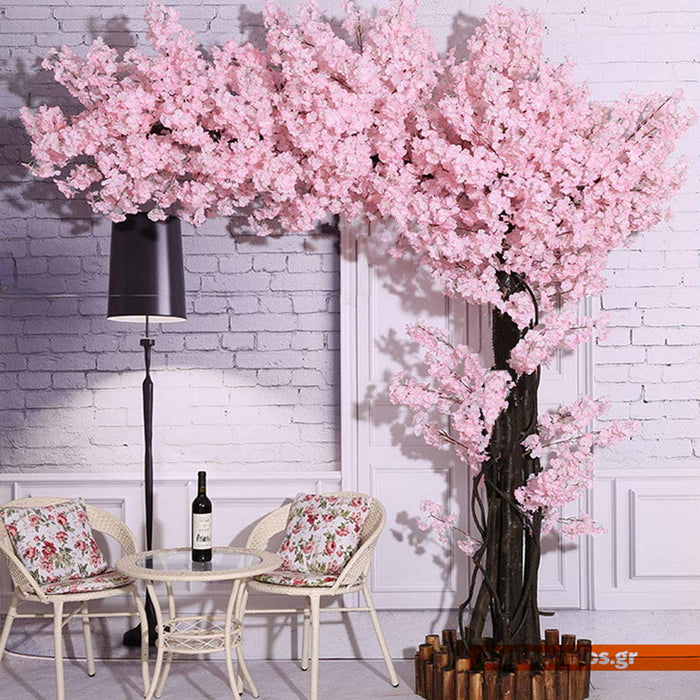 Τεχνητό Φυτό Cherry Blossom Ροζ Κερασιά NP0001 200cm | Dagiopoulos.gr