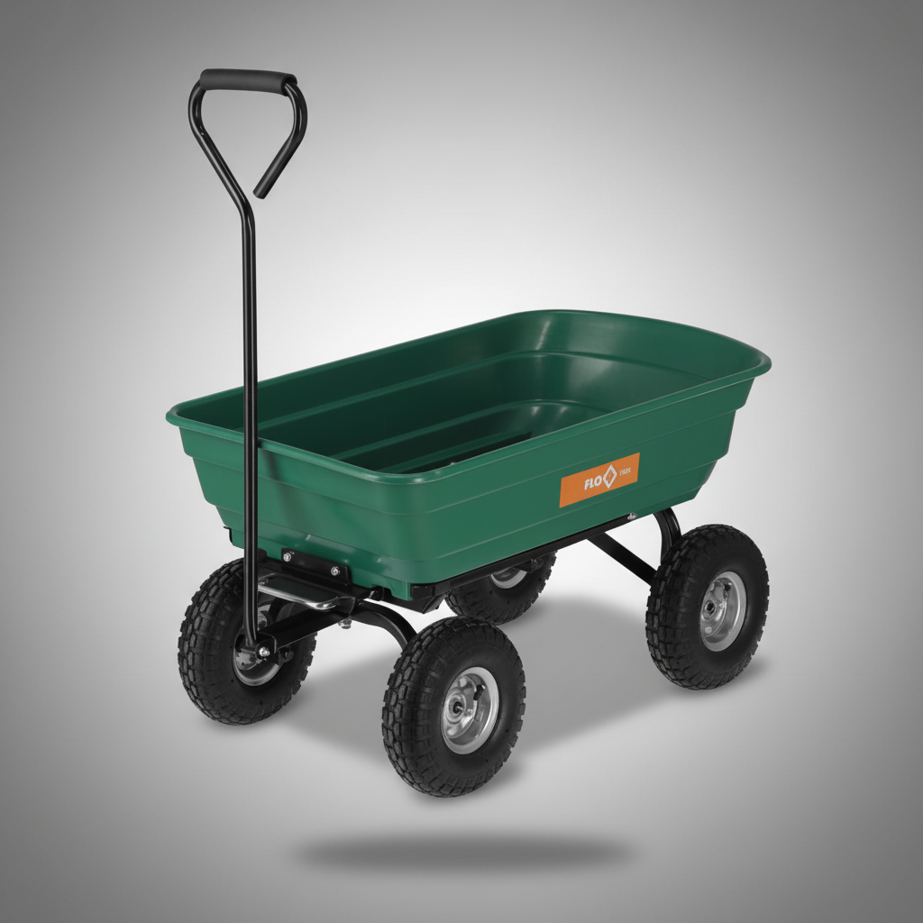 FLO 90205 Καρότσι Κήπου 75lt 200Kg
