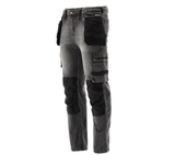 Yato Stretch Jeans Παντελόνι Εργασίας Τζιν Γκρι