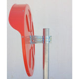 Καθρέφτης Ασφαλείας - Ελέγχου Πολυκαρβονικός Με Γείσο 80cm