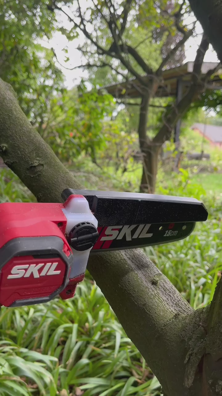 Skil 0512 CA-1 20V Max Brushless Αλυσοπρίονο Μπαταρίας Mini 15cm 18V Li-Ion Με 2 Μπαταρίες 2.5Ah + 5.0Ah