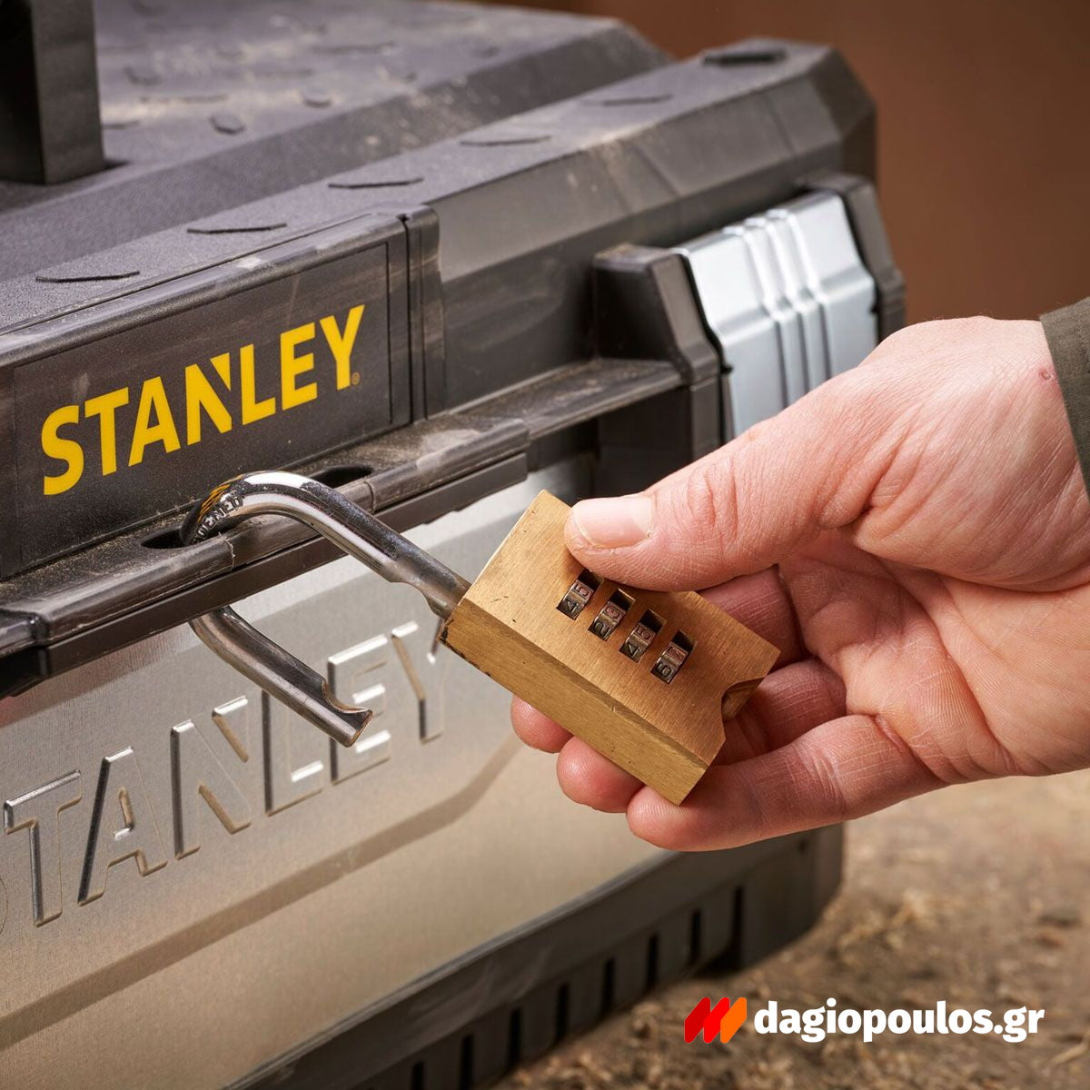 Stanley 1-95-620 Fatmax®Γκρι Μεταλλική Πλαστική Εργαλειοθήκη 26" 26Ltr