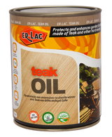 Erlac Teak Oil Λάδι Συντήρησης & Προστασίας Ξύλων & Επίπλων Κήπου Ματ ΑΧΡΩΜΟ