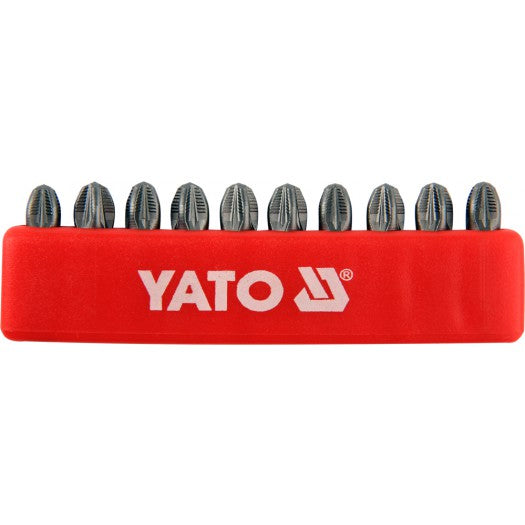 Yato YT-0472 Μύτες Σετ 10 Τμχ PZ3X25MM S2