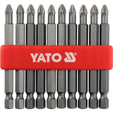 Yato YT-0480 Συλλογή Μύτες Ph.2 x 75mm S2 Σετ 10 Τεμ