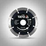 Υato YT-59961 Dry & Wet Δίσκος Διαμαντέ (Διαμαντόδισκος) Κοπής Δομικών Υλικών, Μπετόν, Πέτρας, Τούβλων, Γρανίτη Ξηρής - Υγρής Κοπής 115mm