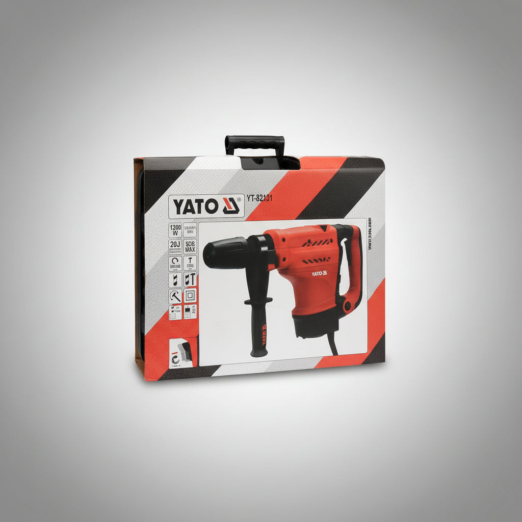 Yato YT-82131 SDS Max Ηλεκτρικό Σκαπτικό Πνευματικό Πιστολέτο 1300W 20.0J 7Kg