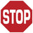 Πινακίδα σήμανσης αυτοκόλλητη STOP για τζάμια - Dagiopoulos.gr