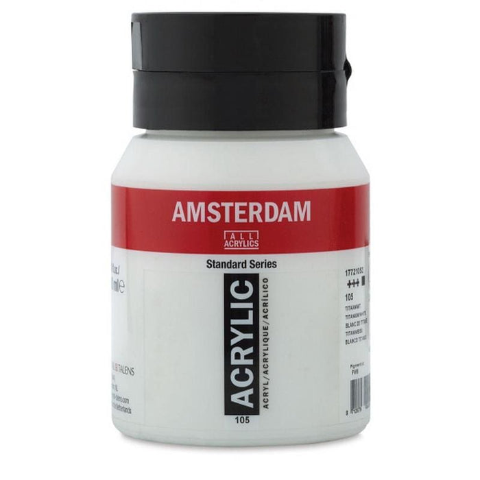 Amsterdam Talens 105 Titanium White 500ml