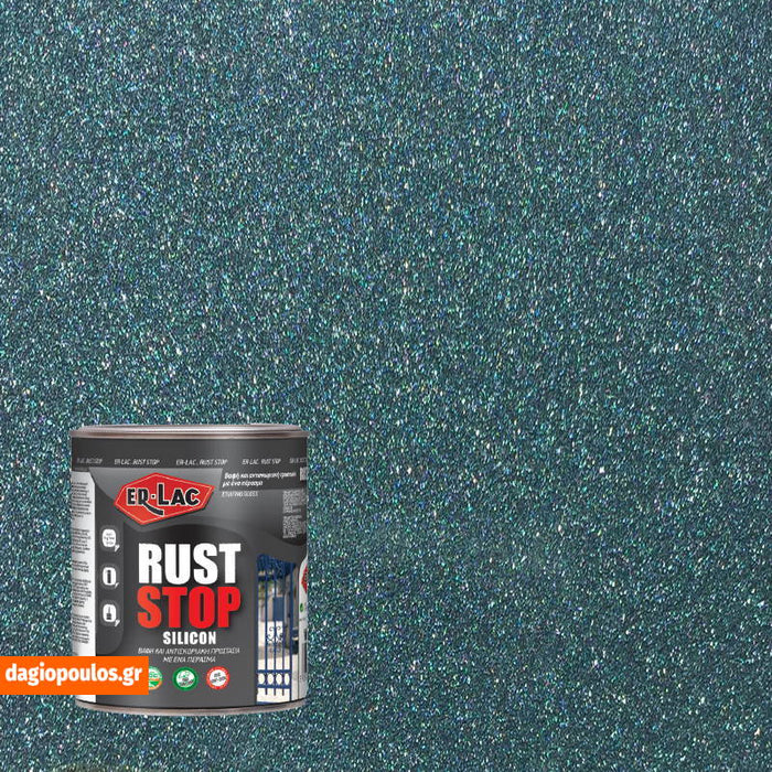ErLac Rust Stop Silicon 3 σε 1 Ανάγλυφο Ματ Αντισκωριακό Χρώμα ΑΠΕΥΘΕΙΑΣ στη Σκουριά