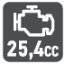 FF GCS 325T PLUS 48299 Κλαδευτικό Αλυσοπρίονο Βενζίνης 1.34Hp 25.4cc Λάμα 25cm